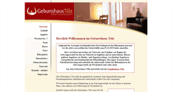 Desktop Screenshot of geburtshaus-toelz.de